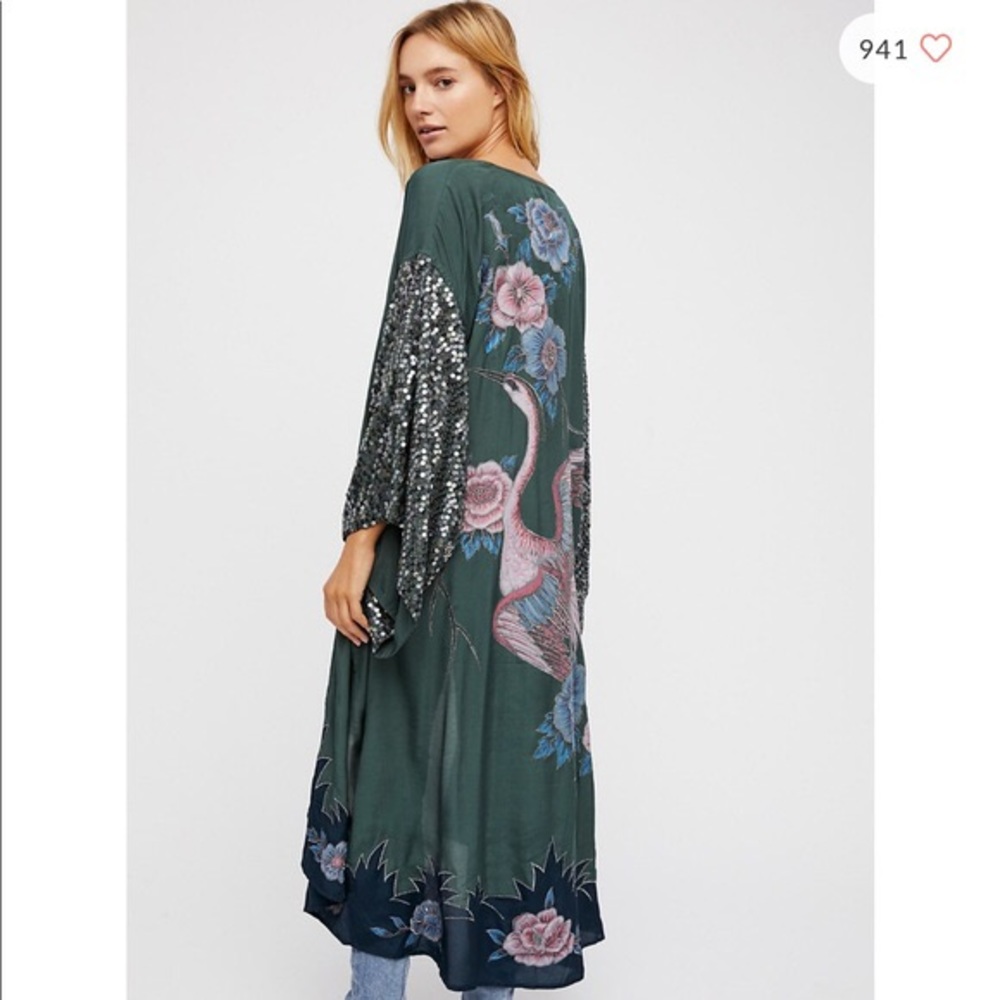 FOR SALE Free People FP Sun Drop Sequin Kimono
